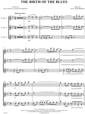 The Birth of the Blues