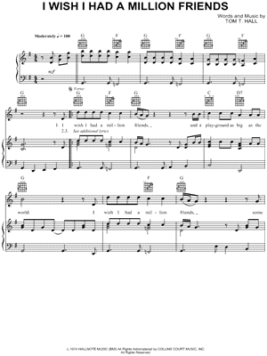 I Wish I Had a Million Friends