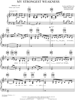 My Strongest Weakness