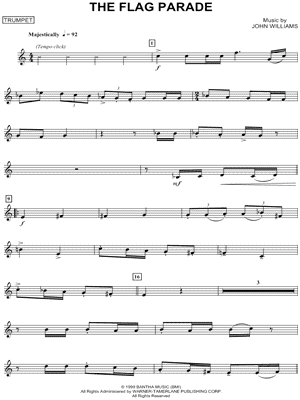 The Flag Parade - Trumpet