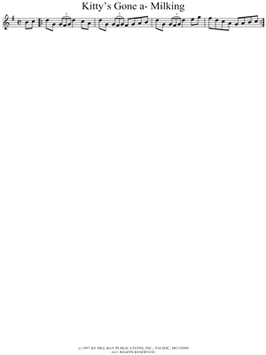 Kitty's Gone a- Milking