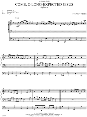 Come, O Long-Expected Jesus