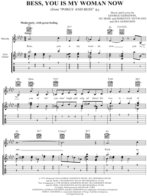 Bess, You Is My Woman