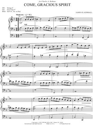 Come, Gracious Spirit