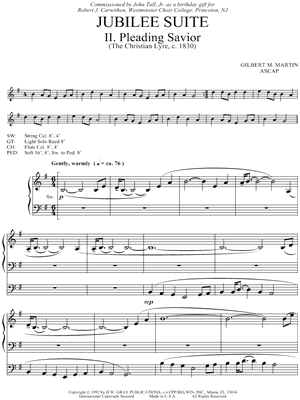 II. Pleading Savior (The Christian Lyre, c. 1830)