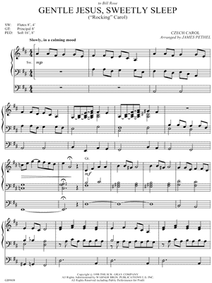 Gentle Jesus, Sweetly Sleep