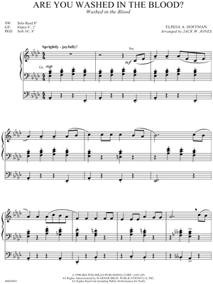 Are You Washed In the Blood?