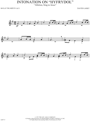 Intonation on "Hyfrydol"