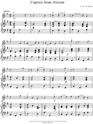 Caprice from "Alceste"