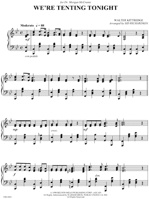 We're Tenting Tonight