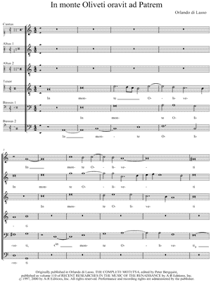 In monte Oliveti oravit ad Patrem