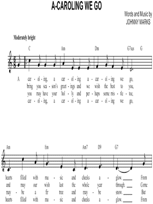 A-Caroling We Go
