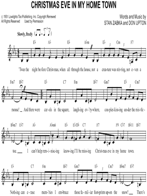 Christmas Eve In My Home Town