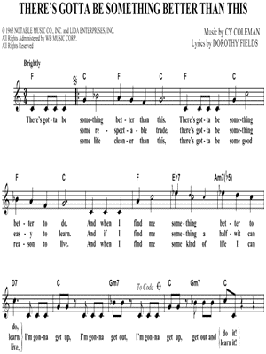 There's Gotta Be Something Better Than This