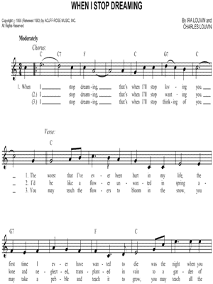 When I Stop Dreaming