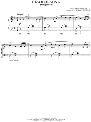 Lullaby (Wiegenlied) Opus 49, No. 4