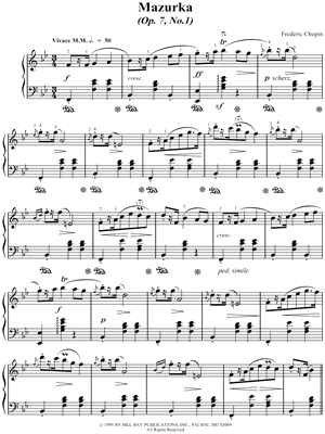 Mazurka in B-flat Major