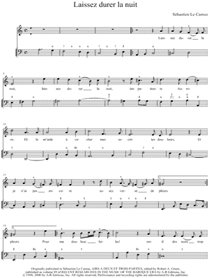 Laissez durer la nuit