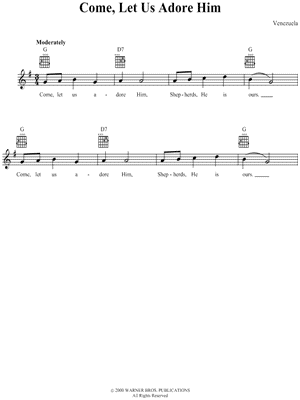 Come, Let Us Adore Him