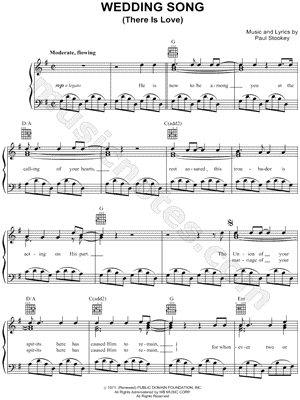 Wedding Song (There is Love)