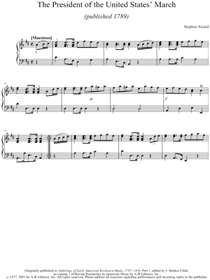 The President of the United States' March