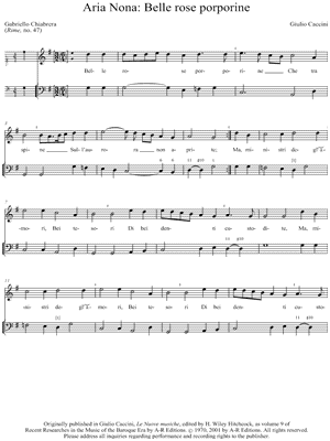 Aria Nona: Belle rose porporine