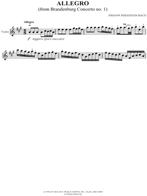 Allegro from Brandenburg Concerto no. 1