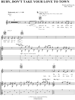 Ruby, Don't Take Your Love To Town