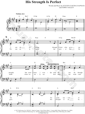 His Strength Is Perfect