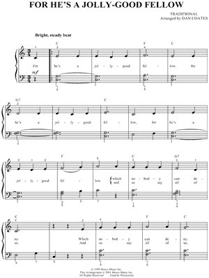 For He's a Jolly-Good Fellow