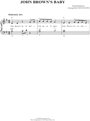 John Brown's Baby by Traditional - Sheet Music