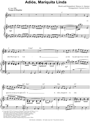 Adios, Mariquita Linda