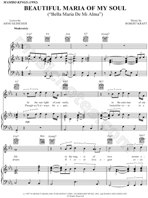 Beautiful Maria Of My Soul