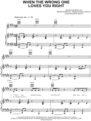 When the Wrong One Loves You Right