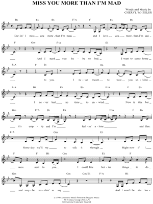 Miss You More Than I'm Mad