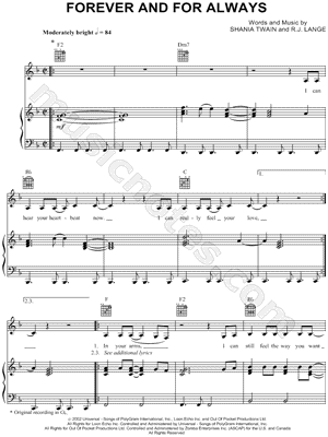 Forever and for Always