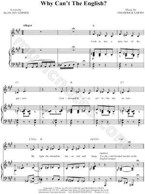 Why Can't the English?