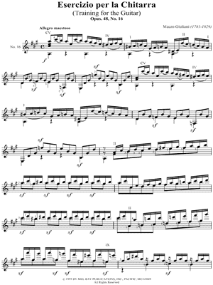 Esercizio Per La Chitarra No. 16