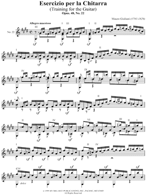 Esercizio Per La Chitarra No. 22