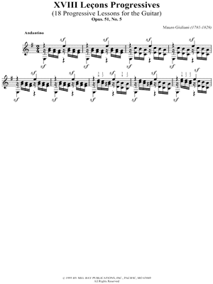 XVIII Lecons Progressives No. 5