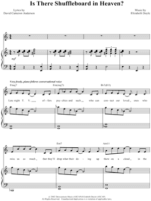 Is There Shuffleboard In Heaven?