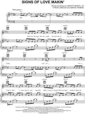 Signs of Love Makin'