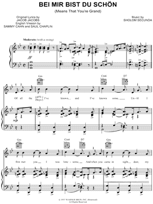 Bei Mir Bist Du Schön