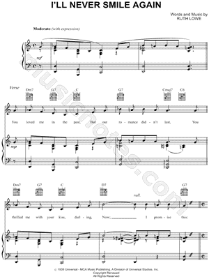 I'll Never Smile Again