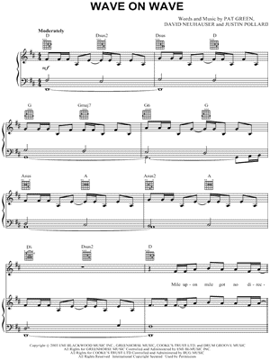 Wave on Wave by Pat Green - Sheet Music