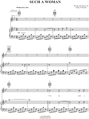 Such a Woman by Crazy Horse - Sheet Music