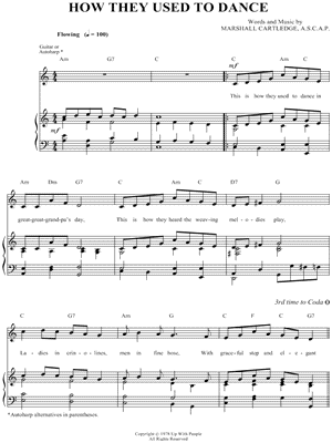 How They Used To Dance