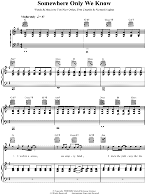 Somewhere Only We Know