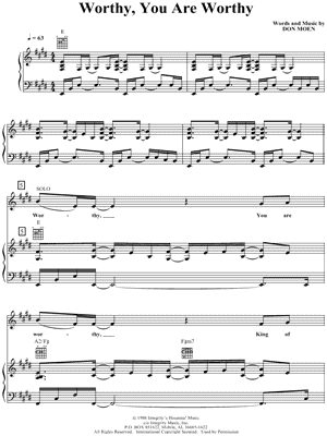 Worthy, You Are Worthy