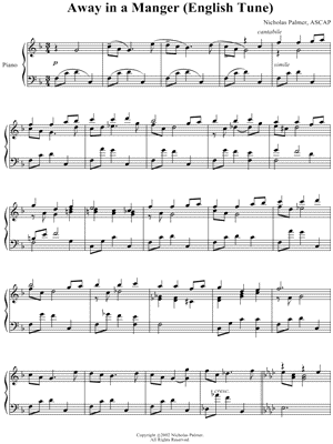 Away In a Manger (English Tune)